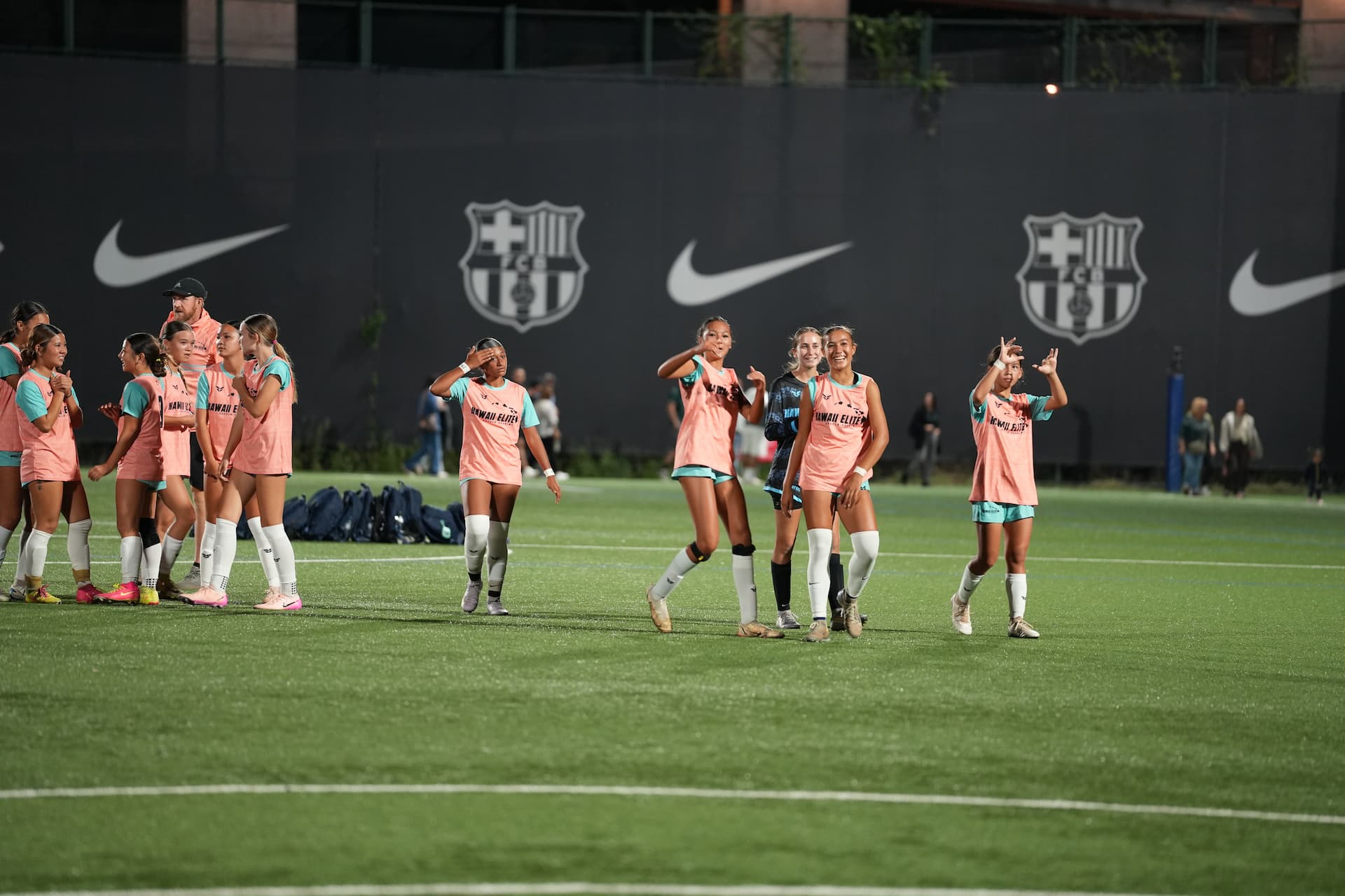 Youth soccer training at FC Barcelona